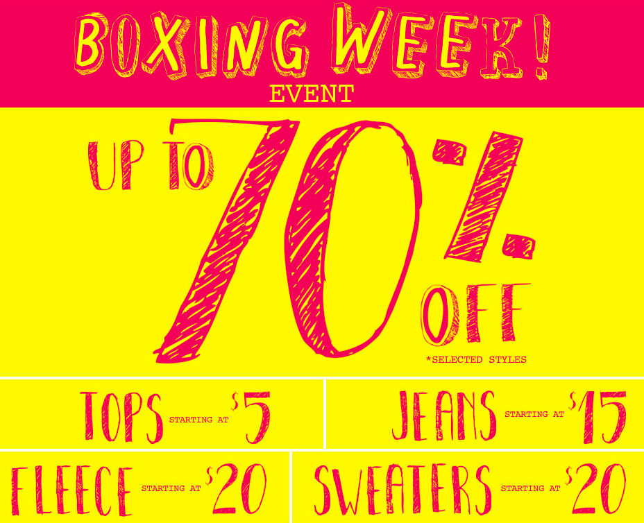 garage-boxing-day-sale