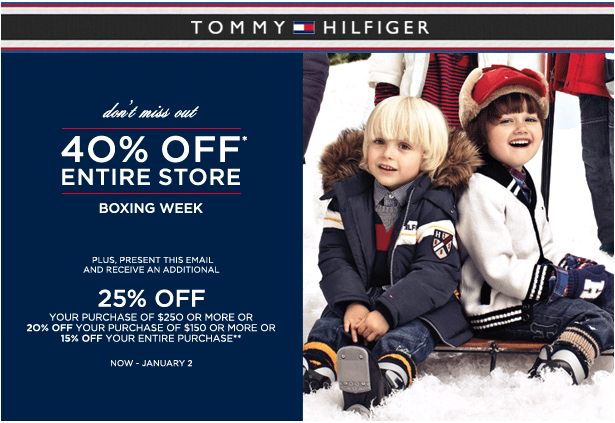 tommy hilfiger coupons